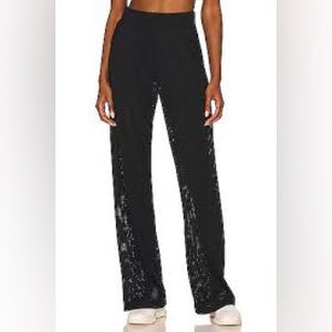 Mesh All-Star Wide Leg Pant Black Size: XXS